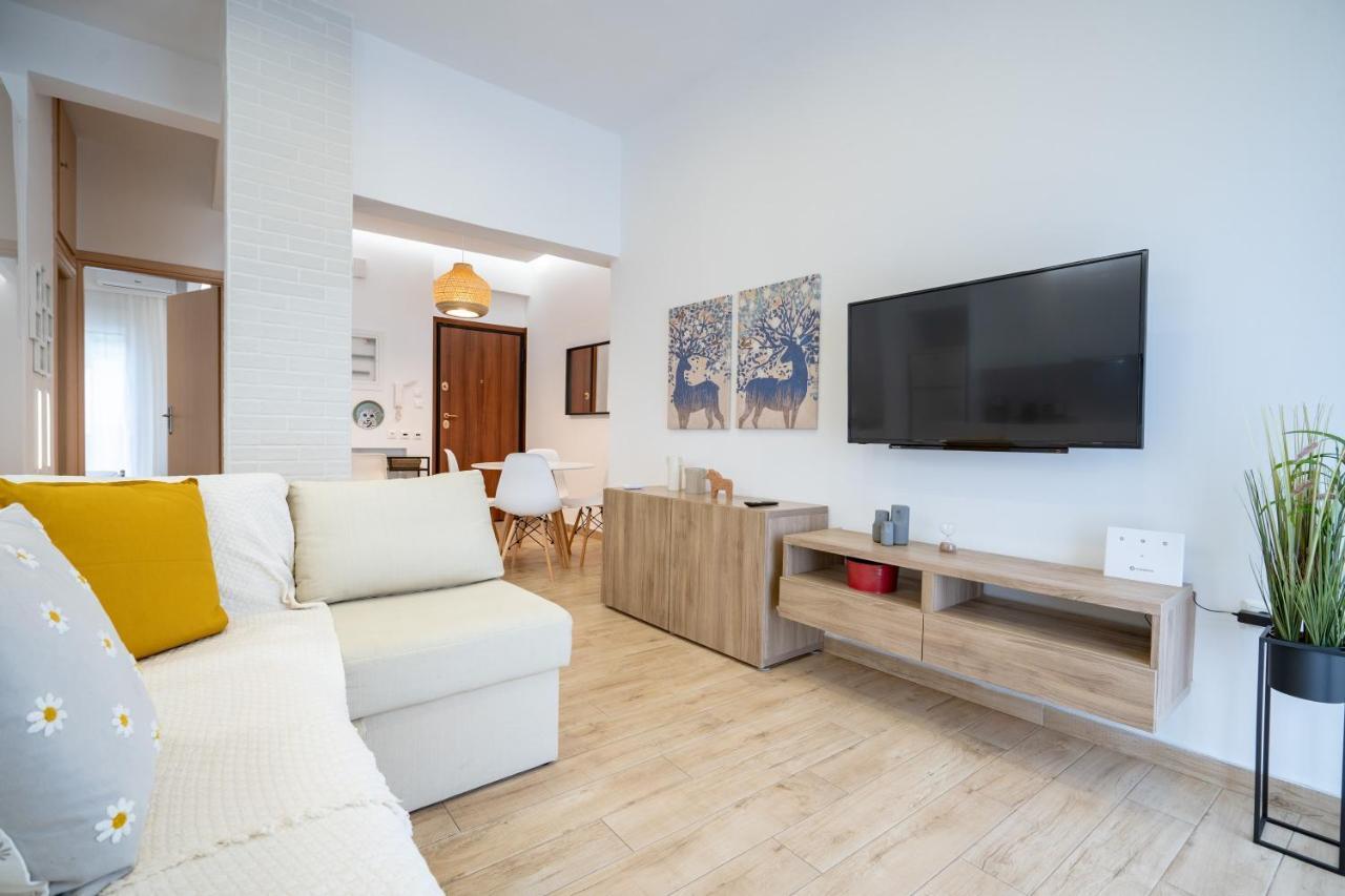 Athens Central Train St. Flat For 4 Pers By Mps Apartment Luaran gambar