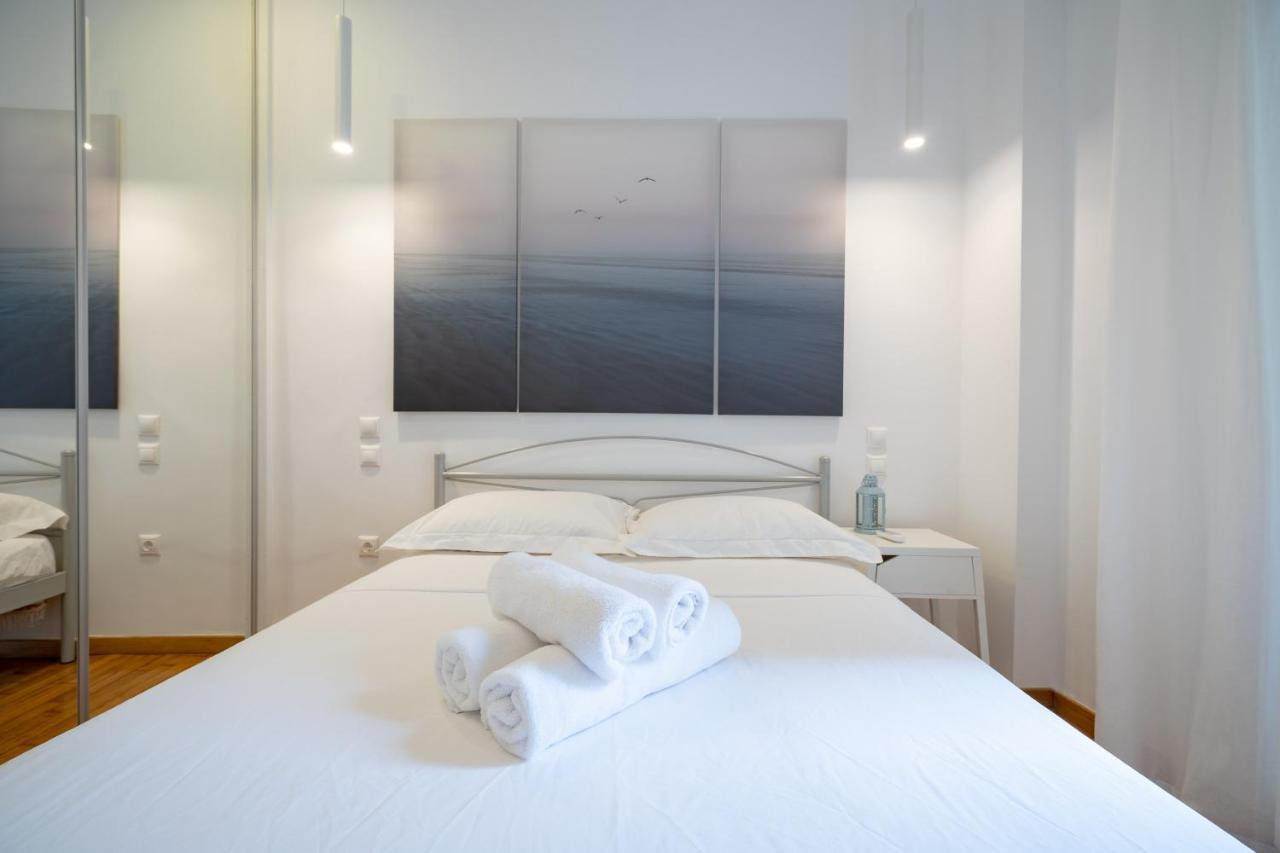 Athens Central Train St. Flat For 4 Pers By Mps Apartment Luaran gambar